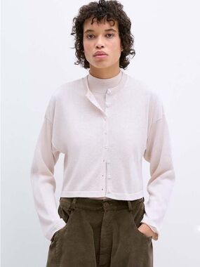 Cordera viscose shimmery cropped cardigan